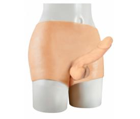 Erofoni Giyilebilir Şort Model Komple Full Realistik 16 CM Süper Panty Strapon Dildo Penis